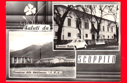 ITALIA - Abruzzo - Cartolina Viaggiata Nel 1972 - Scoppito (L'Aquila) - Saluti - Vedute - Sonstige & Ohne Zuordnung