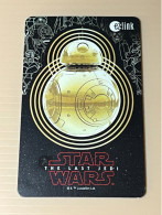 Singapore Nets Flashpay EZ Link Transport Metro Train Subway Card, Star Wars The Last Jedi, Set Of 1 Used Card - Singapore