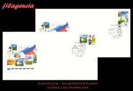 RUSIA SPD-FDC. 2006-19 REGIONES DE RUSIA - FDC