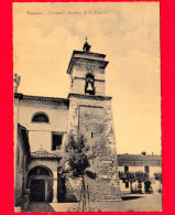 ITALIA - Abruzzo - Cartolina Viaggiata Anni 50 - Trasacco (L'Aquila) - Campanile Basilica Di S. Cesidio - Altri & Non Classificati