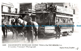 R137040 Wandsworth Borough Horse Tram At The Two Brewers P. H. A London Transpor - Autres & Non Classés