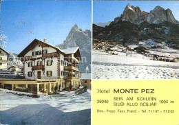 72102328 Seis Schlern Hotel Monte Pez Seis Schlern - Autres & Non Classés