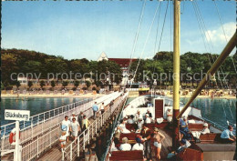 72102321 Gluecksburg Ostseebad Seebruecke STrand Gluecksburg - Autres & Non Classés