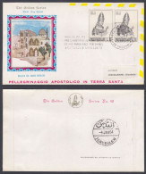 Vatican City 1970 Private FDC Cover Pope Paul VI, Visit To Jerusalem, Christianity Christian, Basilica Of Holy Sepulchre - Briefe U. Dokumente