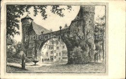 72102242 Michelstadt Schloss Fuerstenau Torbogen Michelstadt - Michelstadt