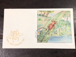 VIET  NAM ENVELOPE-F.D.C BLOCKS-(1986 CON TRUNG INSEDS) 1 Pcs Good Quality - Viêt-Nam