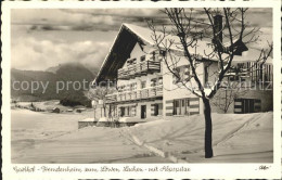 72100905 Lachen Nesselwang Gasthof Fremdenheim Zum Loewen Mit Alpspitze Nesselwa - Sonstige & Ohne Zuordnung