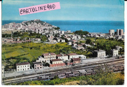 Campania-salerno-agropoli Veduta Stazione Ferroviaria Di Agropoli Fine Anni 60 - Other & Unclassified