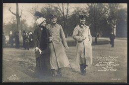 AK Ernst August Herzog Von Braunschweig Mit Prinzessin Victoria Luise Und Prinz Oskar  - Royal Families