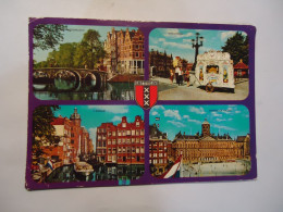 NETHERLANDS  POSTCARDS  AMSTERDAM 1980 PANORAMA - Autres & Non Classés