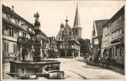 72100536 Michelstadt Marktplatz Rathaus Michelstadt - Michelstadt