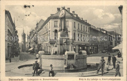 72100413 Darmstadt Ludwigsplatz Mit Bismarckdenkmal Darmstadt - Darmstadt