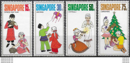 1971 Singapore Festivals 4v. MNH SG N. 155/58 - Otros & Sin Clasificación