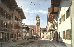 72099249 Mittenwald Bayern Obere Marktstrasse Kirche Mittenwald - Mittenwald