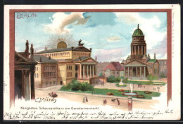 Künstler-AK Carl Münch: Berlin, Königl. Schauspielhaus Am Gendarmenmarkt Im Sommer  - Autres & Non Classés