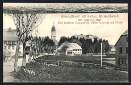 AK Höchenschwand /Schwarzwald, Partie Aus Dem Höhenluftkurort Mit Kirche  - Hoechenschwand