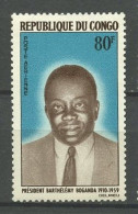 CONGO 1965 PA N° 34 ** Neuf MNH Superbe C 4 € Célébrité Barthélémy Boganda - Ongebruikt