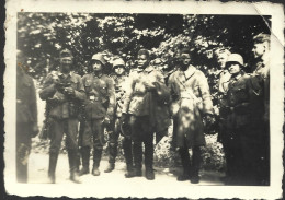 MIL 530 0524 WW2 WK2  CAMPAGNE DE FRANCE   PRISONNIERS AFRICAINS ET SOLDATS ALLEMANDS  1940 - Krieg, Militär