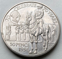 1996 Saint Helena Islands Commemorative Coin 50 Pence,KM#15,3302K - Santa Helena