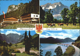 72099077 Eng Karwendel Alpencafe Und Gasthof Eng Am Gr Ahornboden Strassenbrueck - Autres & Non Classés