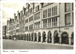 72098985 Muenster Westfalen Prinzipalmarkt Arkaden Kupfertiefdruck Muenster - Muenster