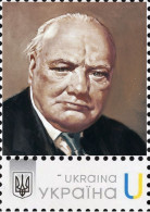 Ukraine 2022, England History, Politician, Writer Winston Churchill, Art, 1v - Ucrania