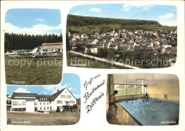 72098856 Breitscheid Hessen Flugplatz Ortsansicht Pension Kolb Hallenbad Breitsc - Other & Unclassified