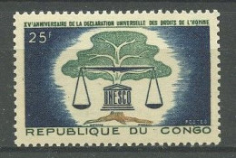 CONGO 1963 N° 158 ** Neuf MNH Superbe C 1,10 € Déclaration Universelle Des Droits De L' Homme - Mint/hinged