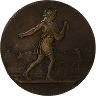 France, Médaille, Associations Agricoles, République Française, Bronze - Autres & Non Classés