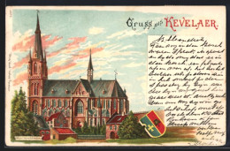 Lithographie Kevelaer, Blick Auf Die Marienkirche  - Kevelaer