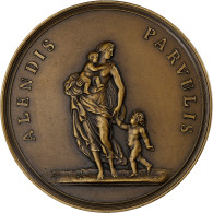 France, Médaille, Fédération Familiale Du Nord De La France, 1935, Bronze - Sonstige & Ohne Zuordnung