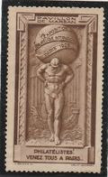 VIGNETTE EXPOSITION PHILATELIQUE INTER PARIS 1925 NEUF VOIR SCAN - Briefmarkenmessen