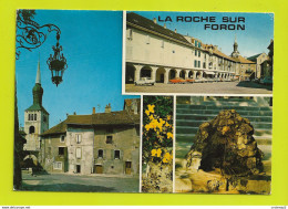 74 LA ROCHE SUR FORON En 4 Vues N°3108 En 1975 Panhard PL17 Renault 4L Peugeot 204 - La Roche-sur-Foron