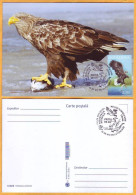 2021 Moldova MAXICARD Romania Special Postmark ”The Lower Prut Biosphere Reserve 30th Foundation Annivers" Birds, Fauna - Grues Et Gruiformes