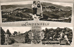 72098494 Lindenfels Odenwald Burghof Kurgarten Lindenfels - Sonstige & Ohne Zuordnung