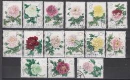 PR CHINA 1964 - Chinese Peonies CTO OG XF Some Discoloured - Gebruikt