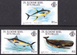 SEYCHELLES-ZES 1980 MARINE LIFE** - Vita Acquatica