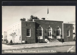 Foto-AK Longmont, CO, United States Post Office  - Andere & Zonder Classificatie