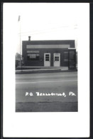 Foto-AK Beallsville, PA, Post Office, Borough Building  - Autres & Non Classés