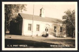 Foto-AK White Hall, IL, US Post Office  - Autres & Non Classés