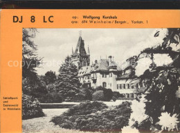 72098133 Weinheim Bergstrasse Schlosspark Und Exotenwald  Weinheim - Weinheim