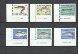 BURKINA FASO 2001 FISH - Burkina Faso (1984-...)