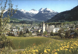 72097524 Kitzbuehel Tirol Ortsansicht Mit Kitzbueheler Alpen Kitzbuehel - Autres & Non Classés