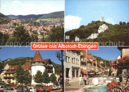 72097463 Ebingen Teilansicht Buergerturm Aussichtsturm Strassenpartie Ebingen - Albstadt