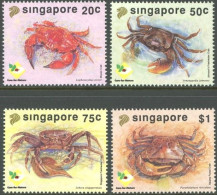 SINGAPORE 1992 NATURE PROTECTION, CRABS** - Crustaceans