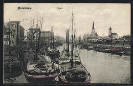 AK Duisburg, Hafen Mit Schiffen  - Duisburg