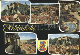 72097376 Heidenheim Brenz Totalansicht Schloss Hellenstein Teilansichten Flieger - Heidenheim