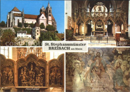 72097357 Breisach Rhein St Stephansmuenster Lettner Hochaltar Fresken Breisach - Breisach