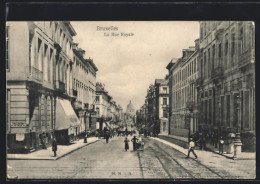 AK Brüssel / Bruxelles, La Rue Royale  - Bruxelles (Città)