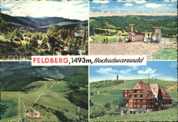 72097354 Feldberg Schwarzwald Panorama Fliegeraufnahme Skilift Hotel Feldberger  - Feldberg